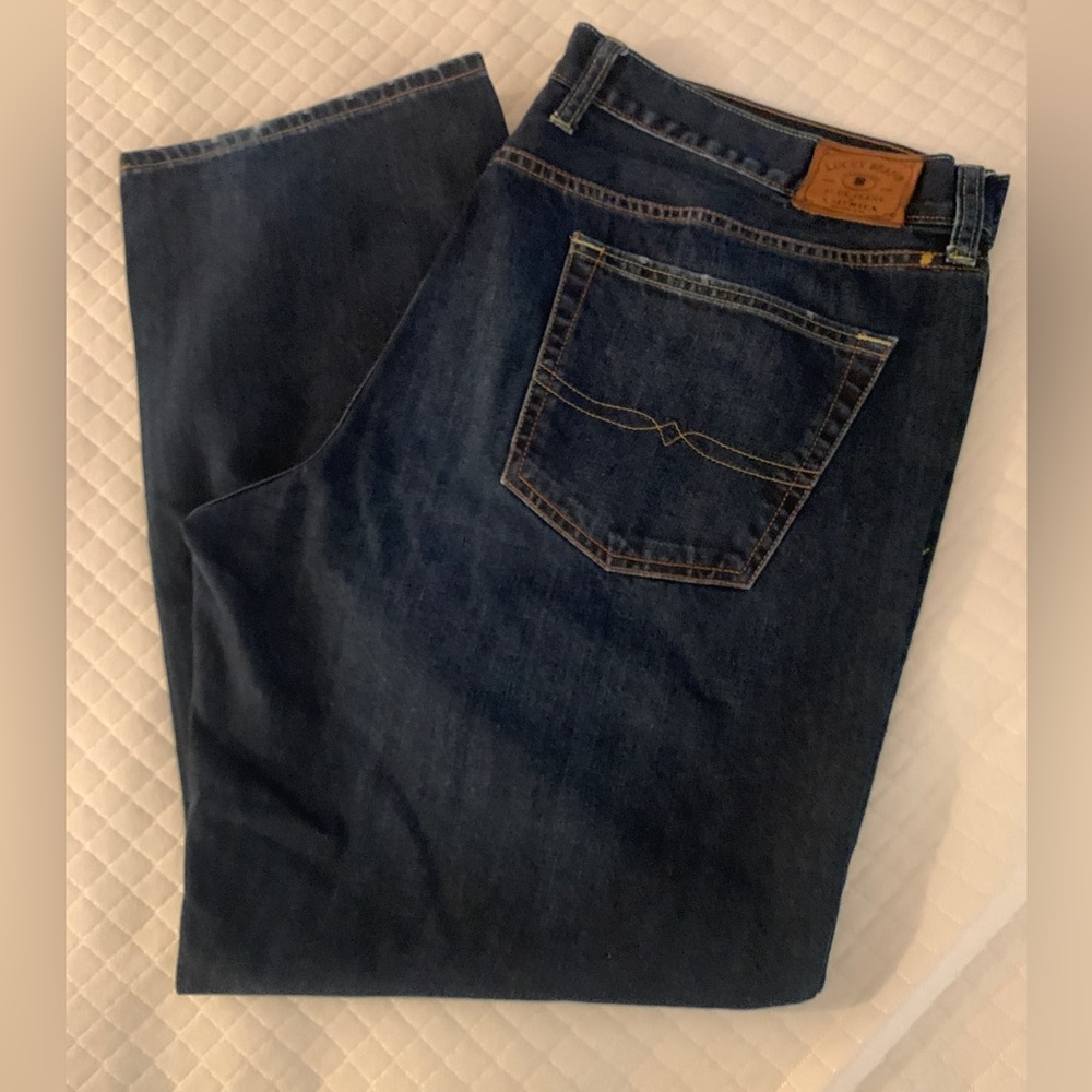 ⭐️Men’s Lucky Brand 361 Vintage Straight  Denim Jeans Size 42X30